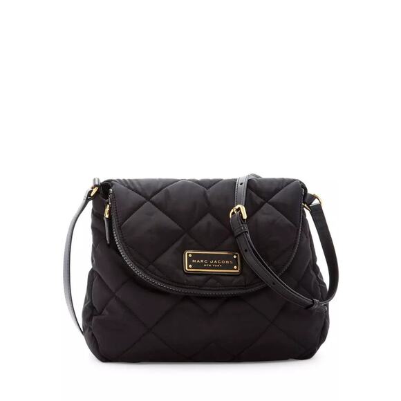 Marc Jacobs Quilted Nylon Natasha Crossbody Bag - Black - Picture 1 of 5